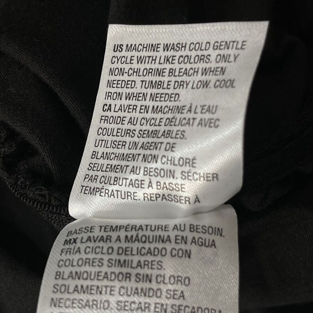 And Now This X-Small Top Tee Sleeveless Crew Neck Ruched Sides Shoulder Pads - Picture 8 of 8